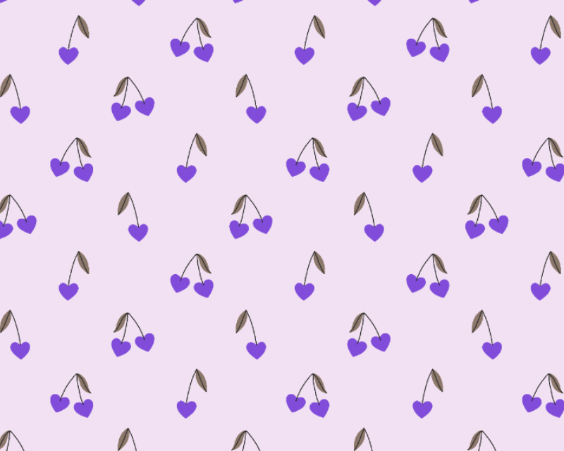 Little Johnny Digital Cotton Jersey Love Cherries