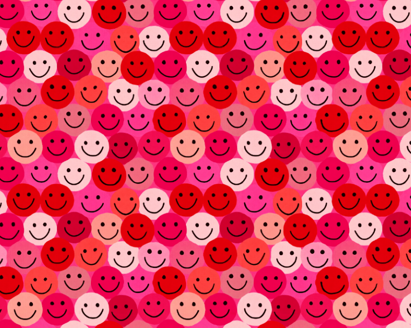 Little Johnny Digital Cotton Jersey Bubble Smiles