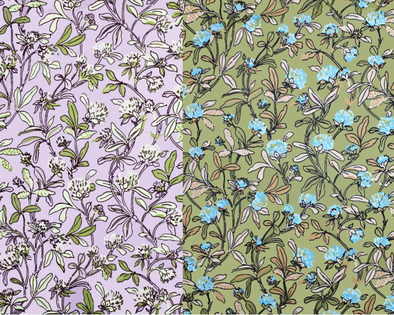 Wild Flowers Cotton Jersey