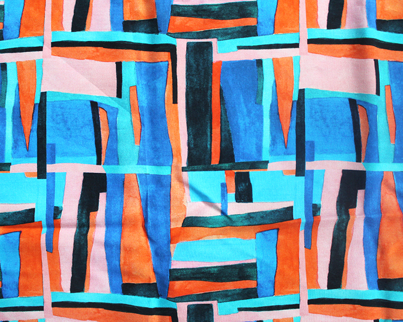 Little Johnny Freeform Abstractions Viscose 