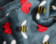 Lady birds and the Bee's Cuddle Fleece