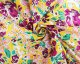 Bright Painted Floral Cotton Poplin