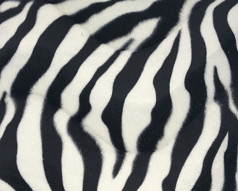 Zebra Print Velboa