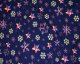 Rainbow Snowflake Metallic Cotton