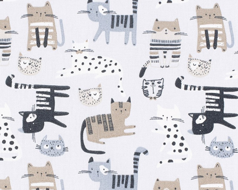 Panama Digital Canvas Cats