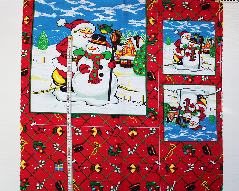 Santa Snowman Panel