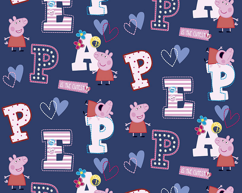 Little Johnny - Peppa Pig Letters Cotton