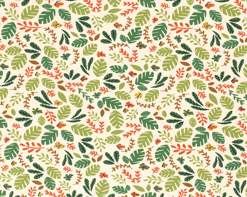 Jungle Leaves Cotton Jersey