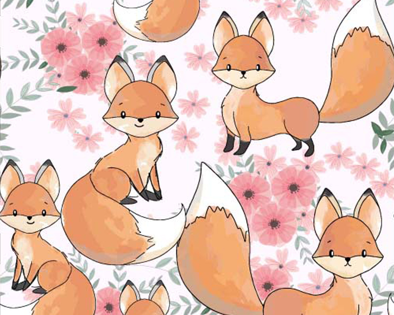 Little Johnny - Cute Baby Fox Cotton