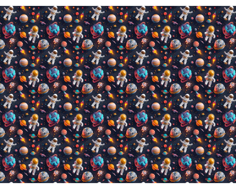 Little Johnny Digital Cotton 3D Astronaut