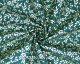 Floral Xmas Leaves Metallic Christmas Cotton