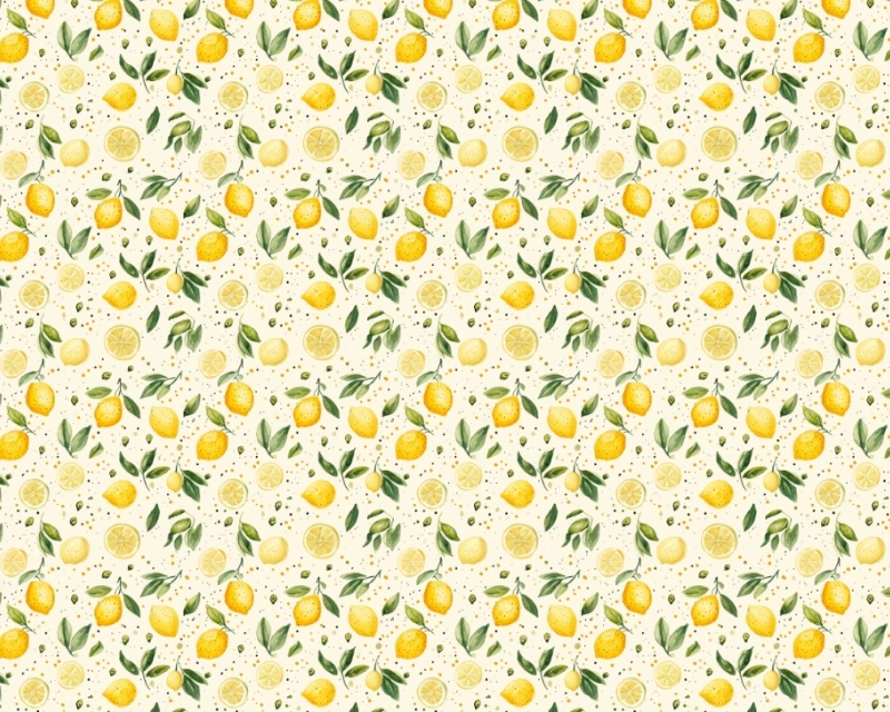 Little Johnny Digital Cotton Jersey Lemons