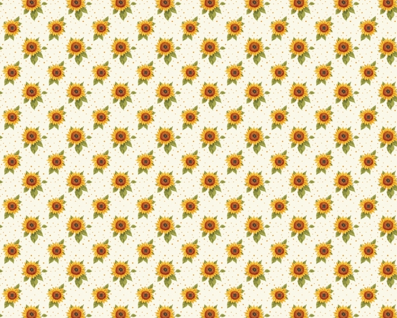 Little Johnny Digital Cotton Jersey Sunflowers