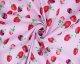 Painted Raspberry Cotton Poplin