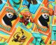 Kung Fu Panda Colourful Licensed Cotton Jersey