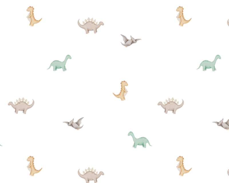 Muslin Digi Gauze Dinosaurs 