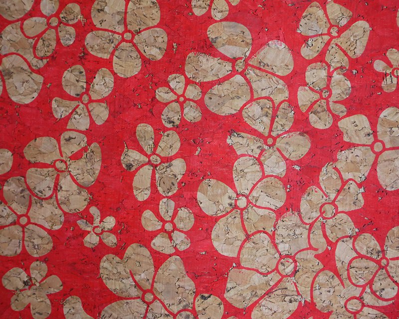 Floral Cork Fabric