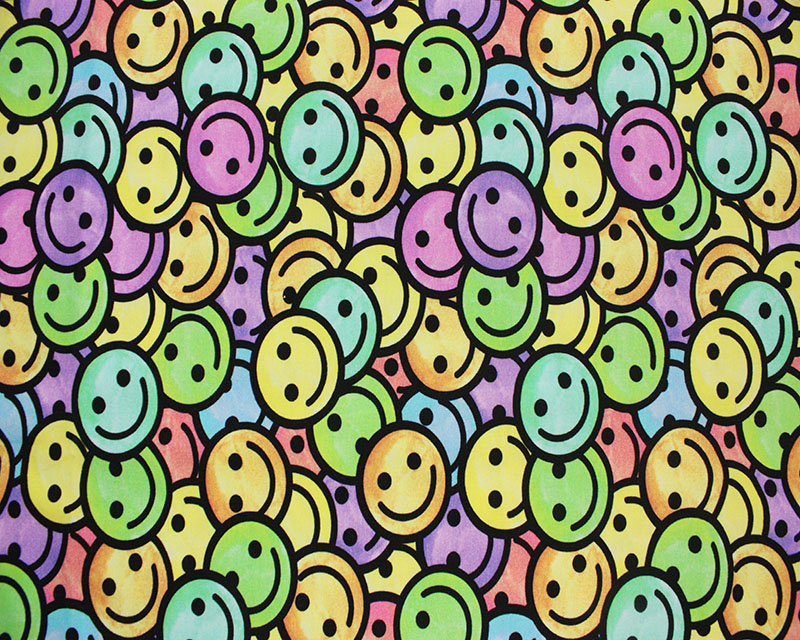 Little Johnny - Smiley Face Cotton Jersey