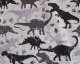 Roaming Dinos Printed Alpine Fleece