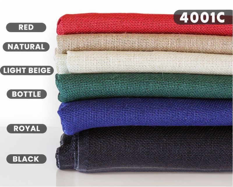 Coloured hessian fabric sale