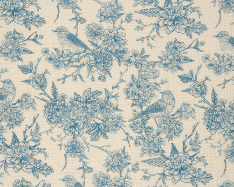 Muslin Gauze Flora Fauna