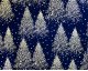 Contemporary Snowy Trees Christmas Cotton