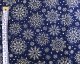 Contemporary Mandala Snowflakes Christmas Cotton