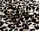 Flocked Leopard Print Scuba