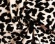 Flocked Leopard Print Scuba