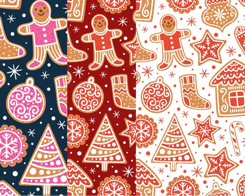 MP Polycotton Festive Gingerbread