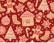 MP Polycotton Festive Gingerbread
