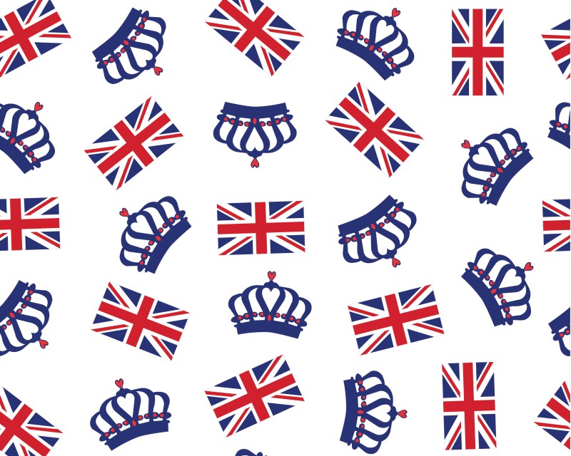 Flags and Crowns Polyester