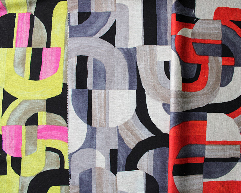 Cubist Graphic Viscose Jersey