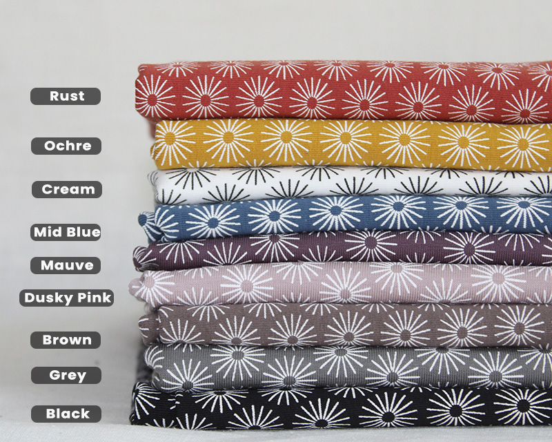 Flower Wheel Cotton Jersey