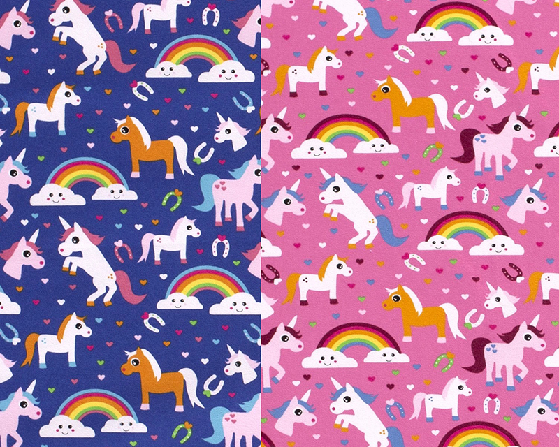 Rainbow Unicorn Cotton Jersey