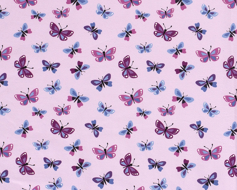 Flying Butterflies Cotton Jersey