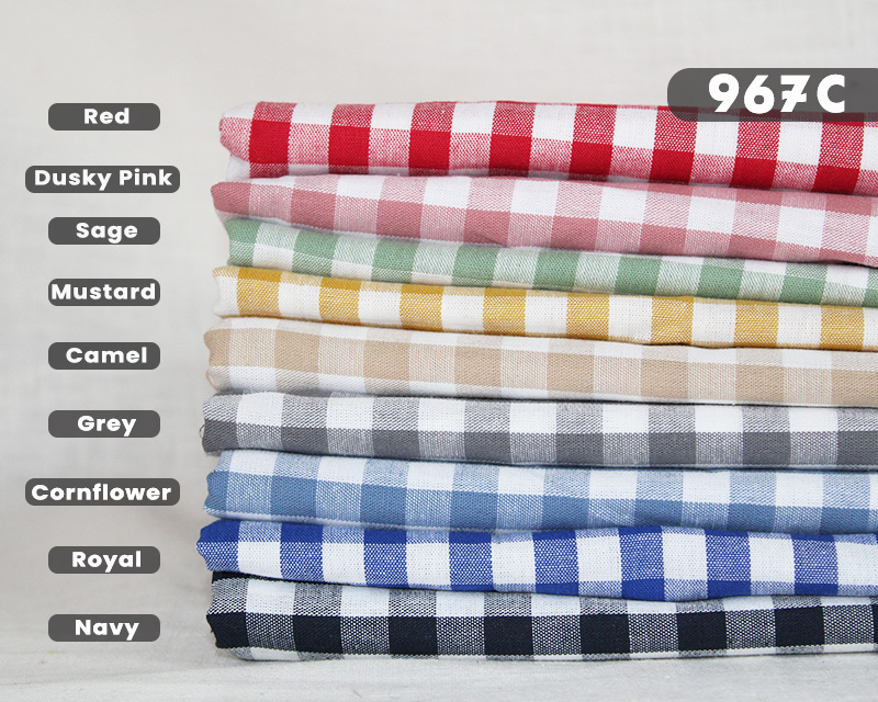 1cm Check Cotton Gingham