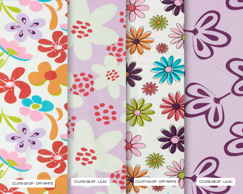 Small Folk Cotton Jersey Abstract Bouquet Small Folk Cotton Jersey Abstract Bouquet