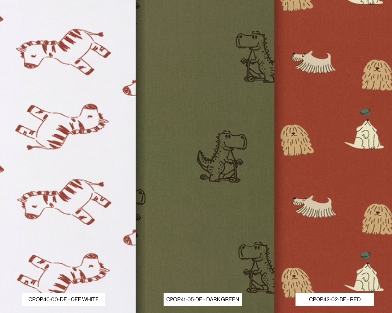 Small Folk Cotton Poplin Animal Antics Small Folk Cotton Poplin Animal Antics