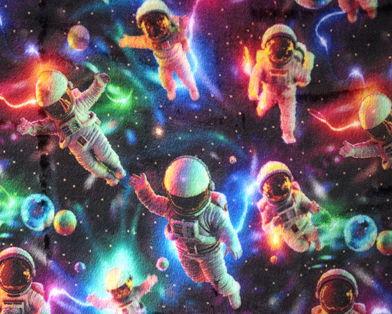 Bubs Cuddle Fleece 3D Digital Astronauts