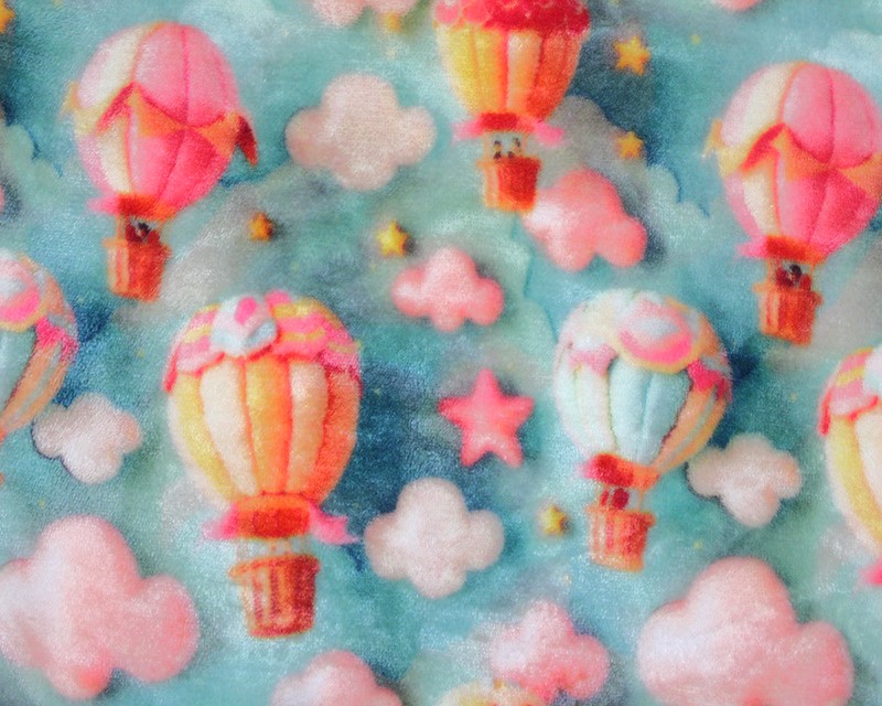 Bubs Cuddle Fleece 3D Hot Air Balloons