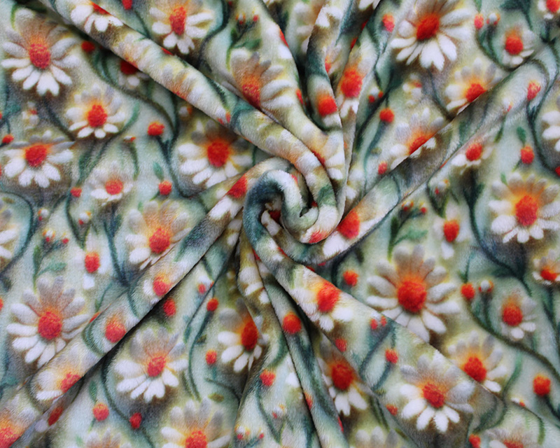 Bubs Cuddle Fleece 3D Daisies