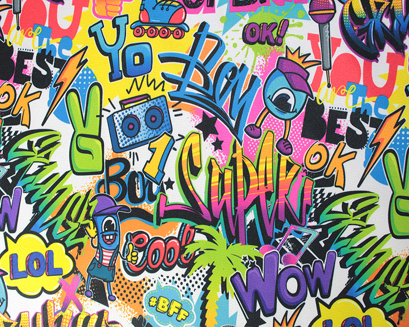 Alpine Fleece Graffiti 