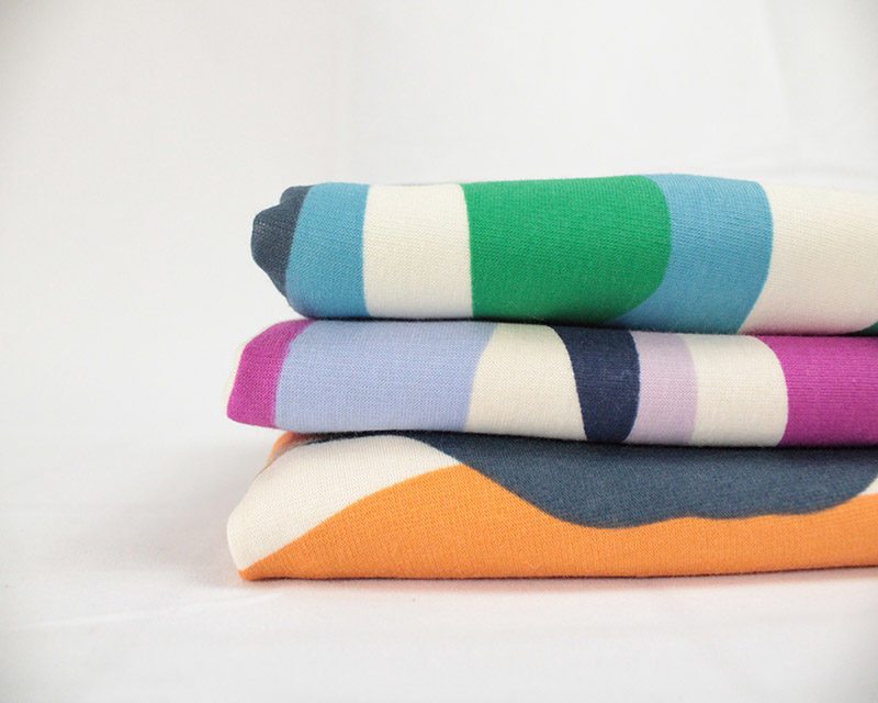 Alpine Fleece Wavy Stripes