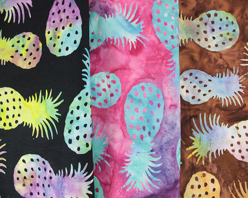 Batik Cotton Pineapples