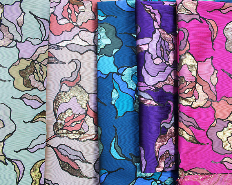 Brocade Matte Floral
