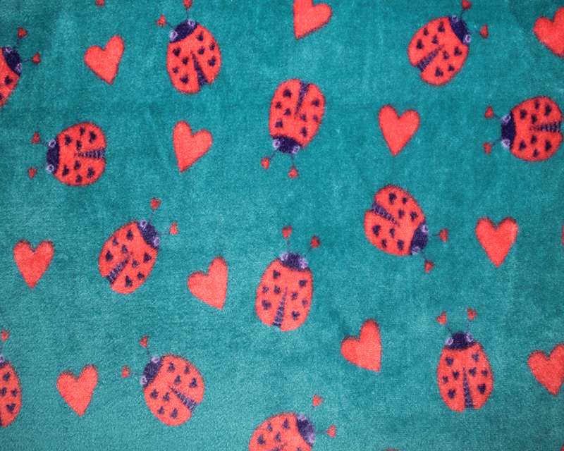 Cuddle Fleece Ladybirds