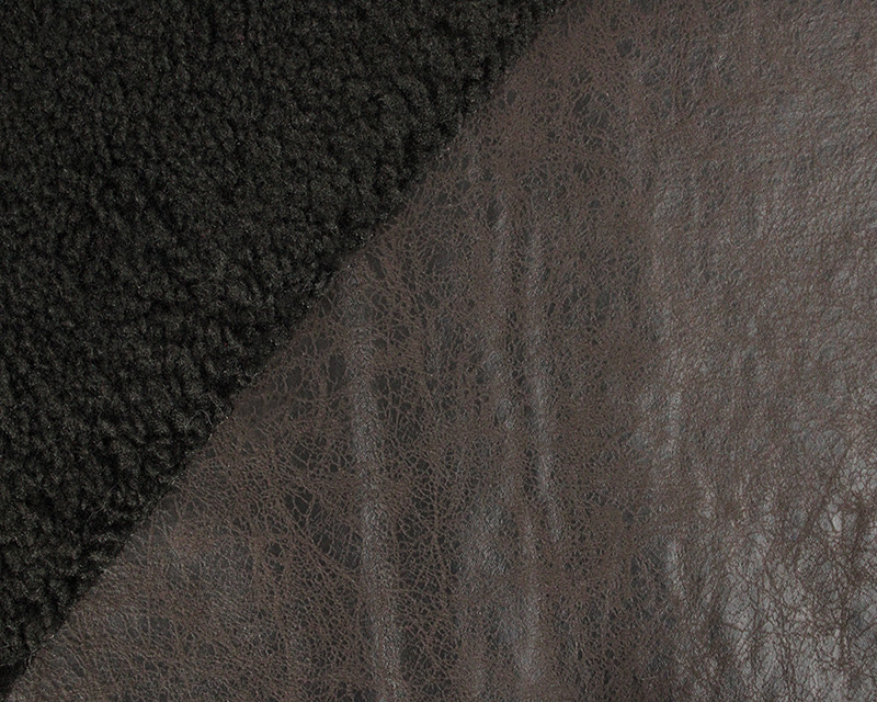 Teddy Backed Faux Leather