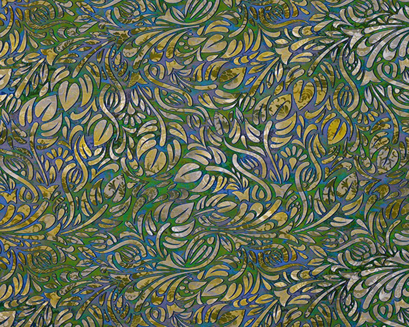 Lyocell Linen Leaves