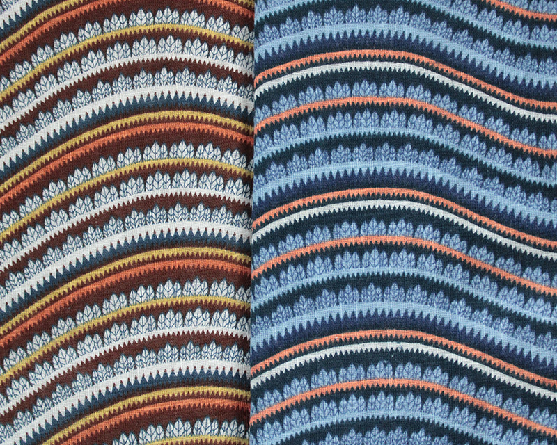 Printed Gauze Wave Print 